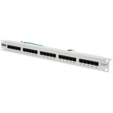 CAT3 25P Patch Panel ISDN Téléphonie