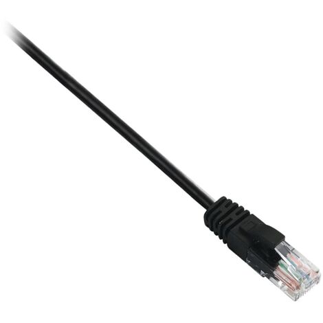 CAT6 ETHERNET BLACK UTP 1M RJ45 100 COPPER SNAGLESS