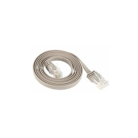 CAT.6 Patchkabel, slim 5 m, grau