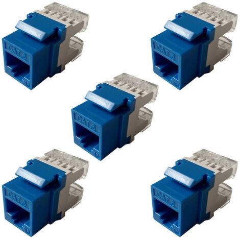 Cat6 RJ45 Embouts Fiches Mâles, Connecteur Ethernet UTP Réseau, Prise Modulaire pour Câble Informatique