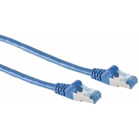 CAT.6A Patchkabel S-FTP, PIMF, blau, 15 m