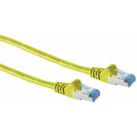 CAT.6A Patchkabel S-FTP, PIMF, gelb, 10 m