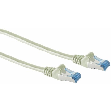 CAT.6A Patchkabel S-FTP, PIMF, grau, 1 m
