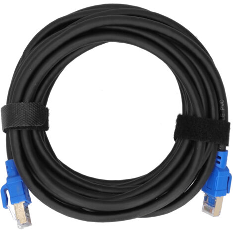 Cat8 40 Gbit/s 2000 MHz Ethernet-Kabel mit vergoldeten RJ45-Steckern für Netzwerke, Router und Hubs (5 m)