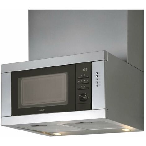 CATA Campana décorativa inclinada VALTO 600 XGBK A+ 60 cm negra