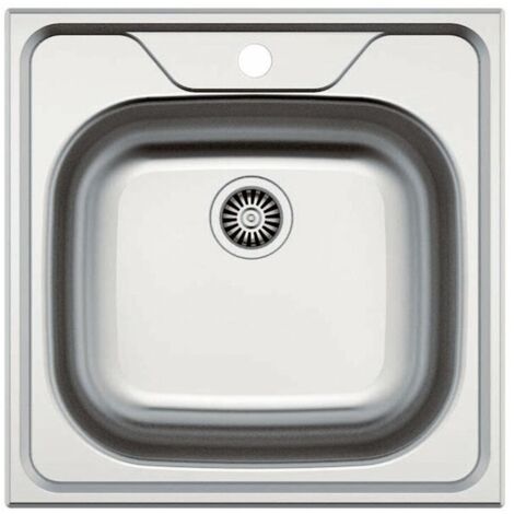 Cata CS-1 X /A - Fregadero De Cocina Acero 480 Cm 1 Cubeta 0 Escurridor
