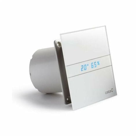 Cata E-100 GTH Einflutiger Abluftventilator, Hygrostat mit Feuchtigkeitsmessung, Digitalanzeige (00900200)