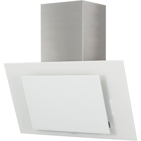CATA Hotte décorative inclinée THALASSA 600XGWH A+++ 60cm blanche