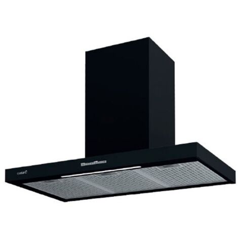 Cata SYGMA 9010 BK - Campana Chimenea Ancho 90 Cm Negra