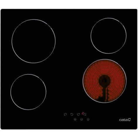CATA Table de cuisson vitrocéramique radiant TN604 60cm noire