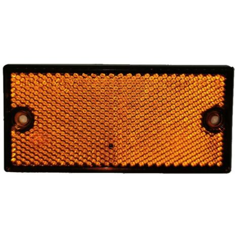 Catadioptre - dtail : 105x48 a fixer orange