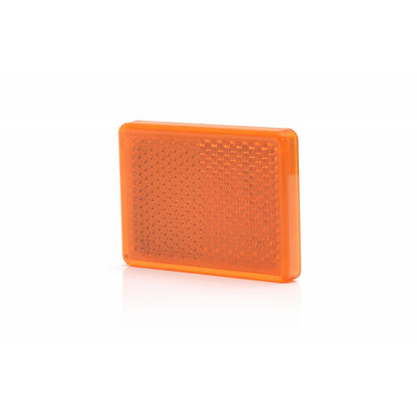 Catadioptre Orange Adhésif - 55x40 mm