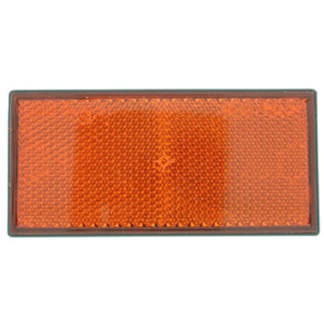 catadioptre orange adhésif adaptable - 90 x 40 mm
