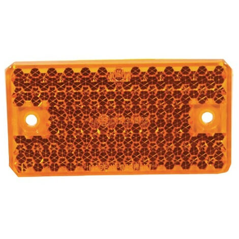 Catadioptre rectangle orange 91x47mm autocollant JOKON 310004010