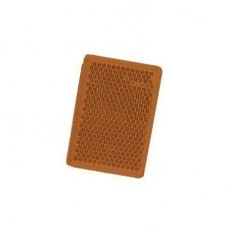 Catadioptre rectangulaire orange autocollant petit modèle