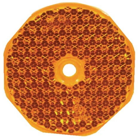 Catadioptre rond orange diamètre 60mm à visser JOKON 300003010