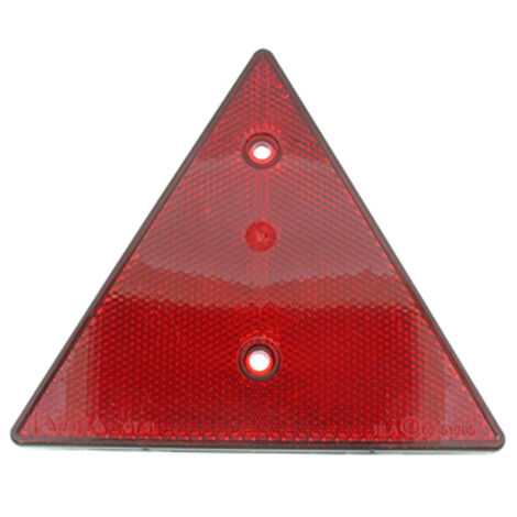 catadioptre rouge adaptable avec 2 trous