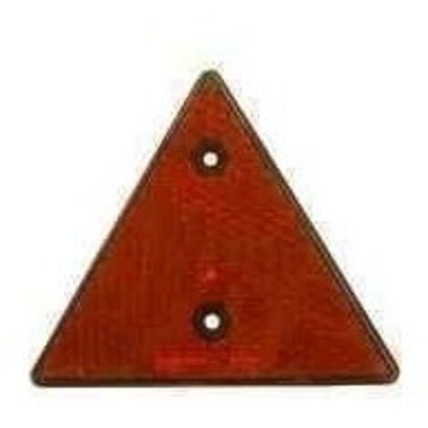Catadioptre triangulaire rouge pour caravane et remorque