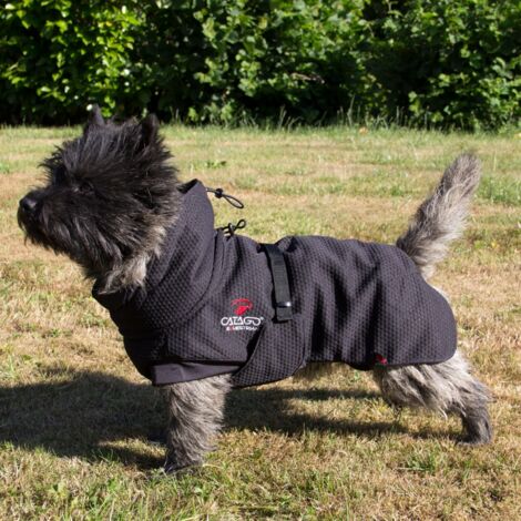 Catago Hundemantel Fir-Tech Healing - schwarz - 55 cm