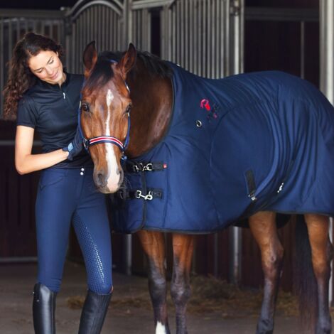 CATAGO Pferdedecke FIR-Tech Healing - navy - 165 cm