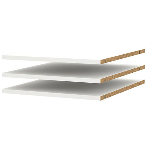 Catania 3 Böden 47 cm bis 240 cm Kleiderschrank weiß