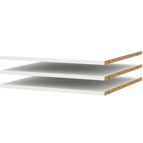Catania 3 Böden 57 cm bis 120 cm Kleiderschrank weiß