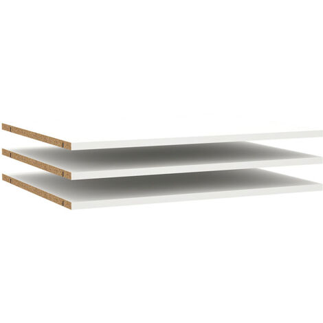 Catania 3 Böden 71,25 cm bis 240 cm Kleiderschrank weiß