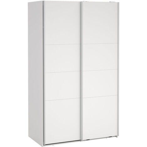 Catania Schiebetürenschrank 2 Türen 120x200cm weiß.