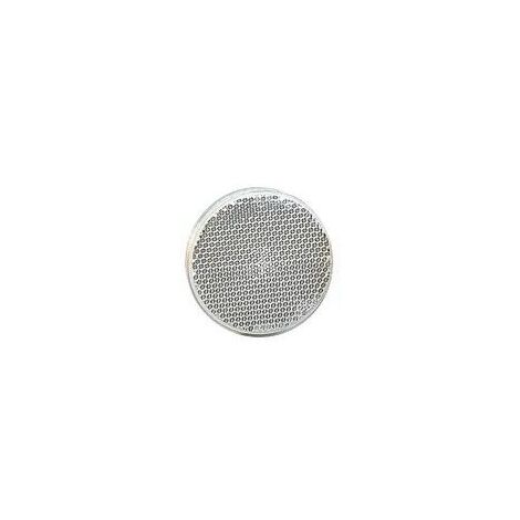 Catarifrangente adesivo bianco Ø 60mm