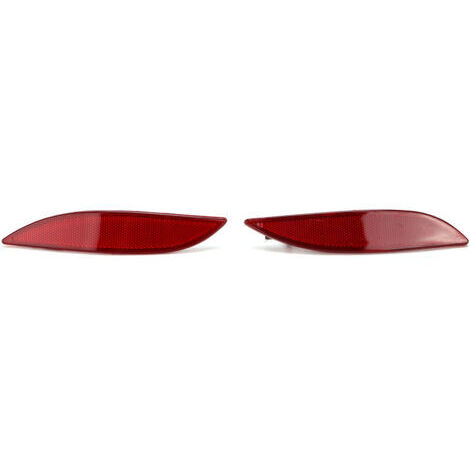 Catarifrangenti per paraurti posteriore 265650004R Compatibili con Megane III Materiale ABS resistente Migliora la visibilità in caso di pioggia