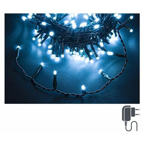 Catena 500 Led Luce Bianca Filo Verde IP44 Bizzotto - 0922939