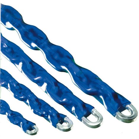 CATENA ANTIFURTO QUADRA RIVESTITA IN PLASTICA Ø mm. 8 - cm. 120