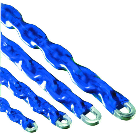 CATENA ANTIFURTO QUADRA RIVESTITA IN PLASTICA Ø mm.10 - cm. 150