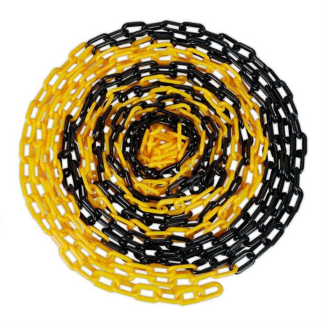 Catena barriera in nero e giallo