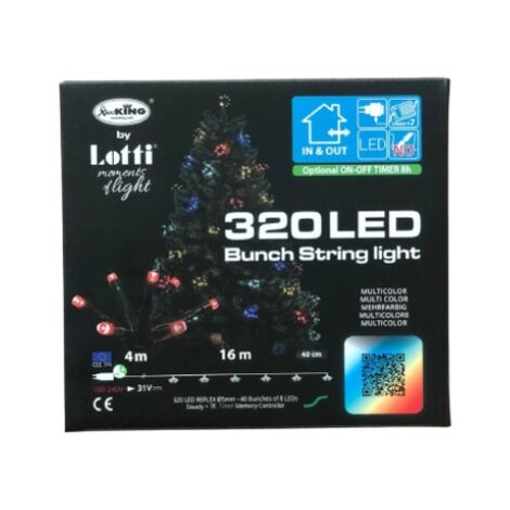 Catena bunch GX8 320 led multicolor Lotti importex