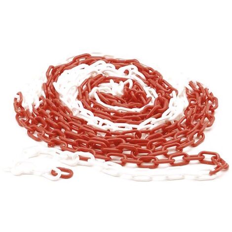 Catena - colore rosso/bianco - 10 m