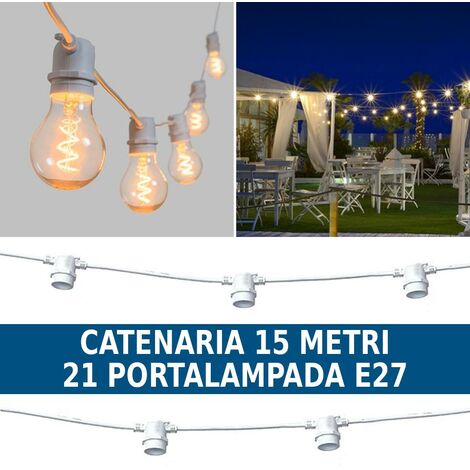 Portalampada e27 bianco