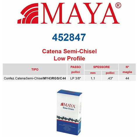 Catena confezionata LP 3/8&quot  MAYA - 452847