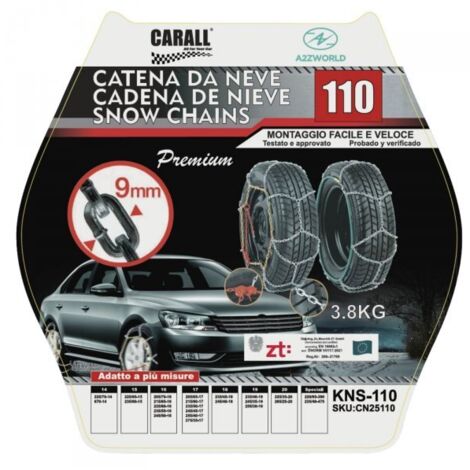 Catena Da Neve 9mm KNS110 Gruppo 110 Omologato ONORM V5117