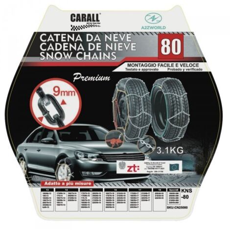 Catena Da Neve 9mm KNS80 Gruppo 80 Omologato ONORM V5117