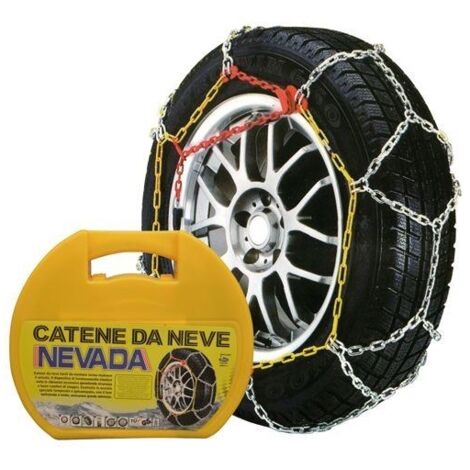 CATENA DA NEVE per AUTO Mod. NEVADA 100 Maglia 9 mm Acciaio temperato Omologate