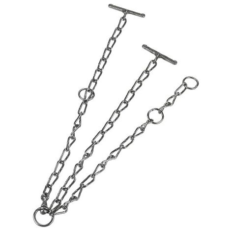 Catena di insufficienza con tiratori e anello, 60 cm, catena Мч 4 mm, Мч Neck 80 cm, vitelli