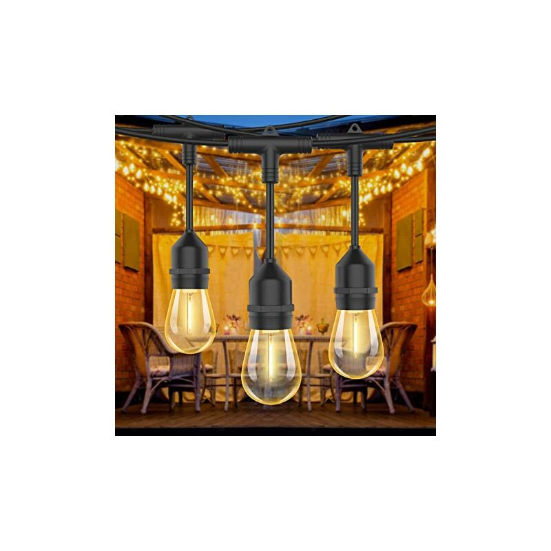 Catena di Luci per Esterno, Catenaria Lampadine