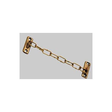 CATENA DI SICUREZZA IN OTTONE PER PORTE 150 mm - Cromo satinato - 25 pezzi