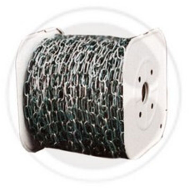 Bobina rotolo 25 mtl catena genovese acciaio