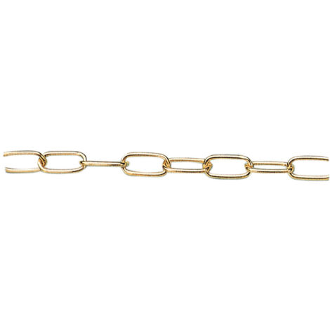 CATENA GENOVESE OTTONATA N 10 D 1,5 MM- 25,0 ml