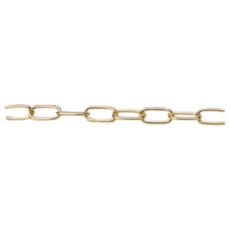 CATENA GENOVESE OTTONATA N 14 D 2,2 MM