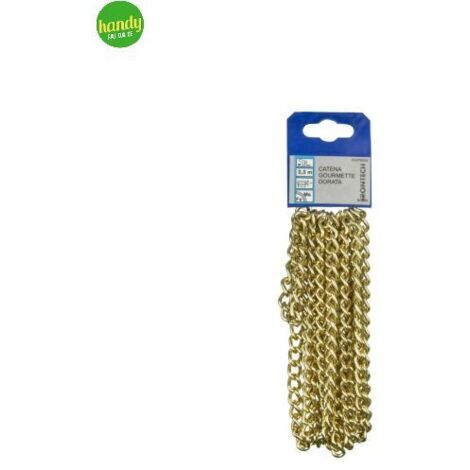 Catena gourmette dor d 2,5 mt 2,5 - masidef