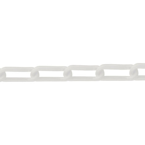 Catena in plastica masidef 30x18x5mm bianco vendita al metro - dy2700572