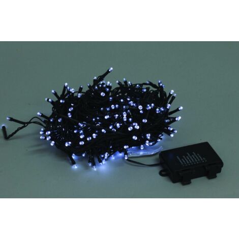 Catena LED bianca a batteria 410 cm